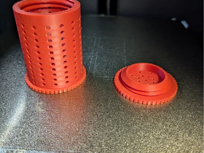 Elegoo spool desicant/weight with filament names