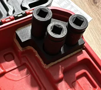 Parkside Performace Impact Wrench - nut stand