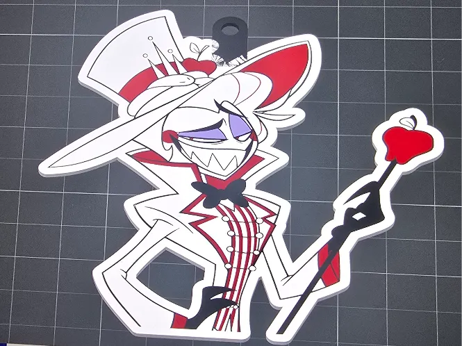 Lucifer Morningstar keychain