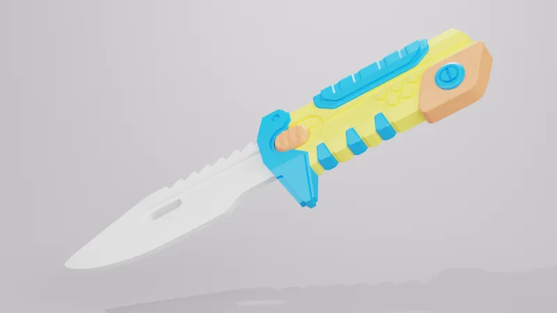 Valorant BlastX Polymer KnifeTech Coated Knife
