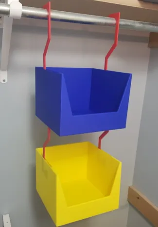 Chainable Hanging Closet Boxes