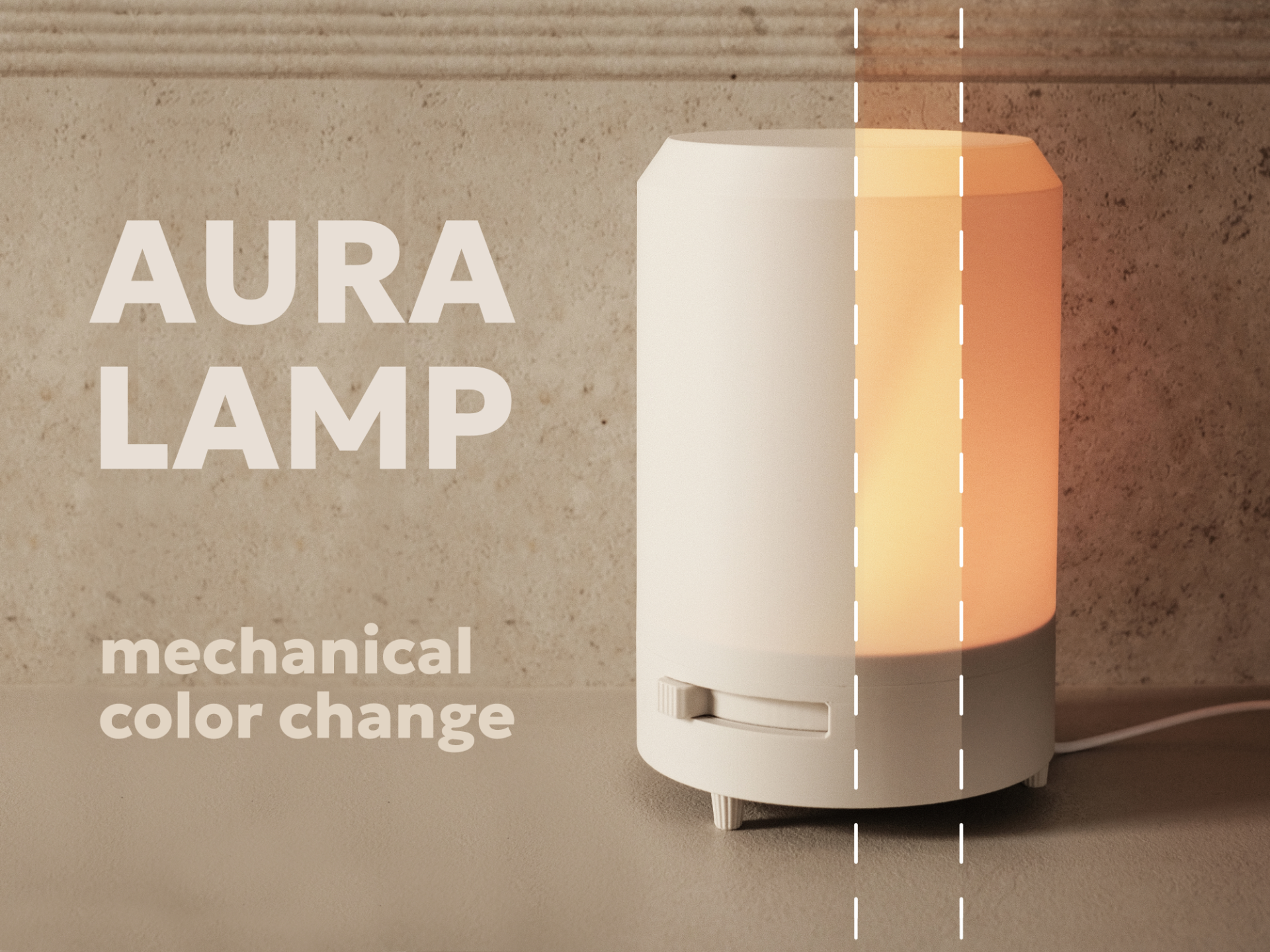 AURA Kinetic Iris Sunset Lamp- Mechanical Blooming - 1
