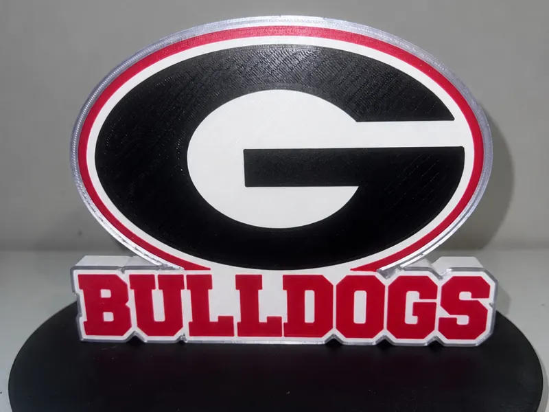 Georgia Bulldogs Display Sign Fan Art