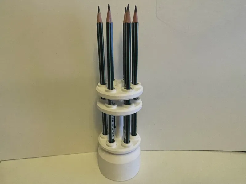 Minigun Spinning Pencil Holder 