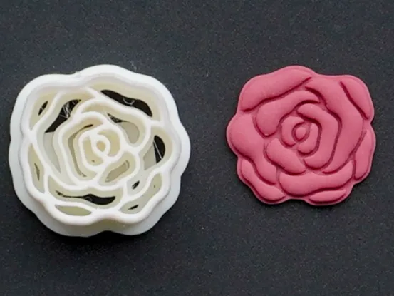 Rose Polymer Clay Cutter For Earrings Necklaces