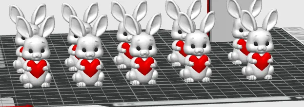 bunny with heart