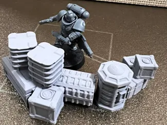 Boxes Barrier Terrain Wargaming