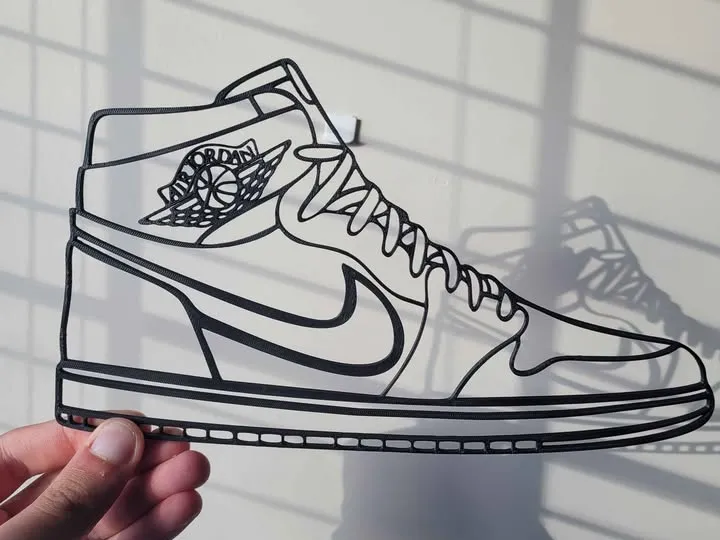 Air Jordan 1 Silhouette with Logo