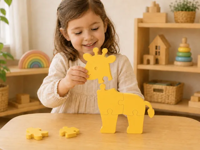 ჟირაფის 3D თავსატეხი