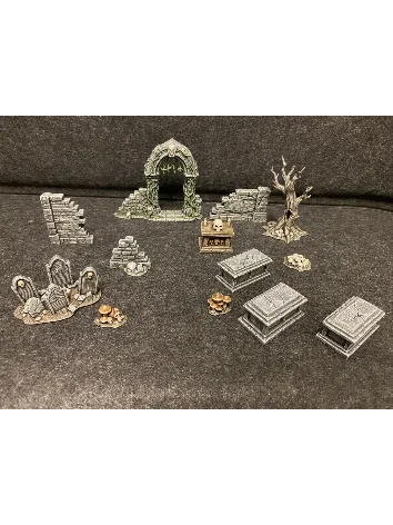 Escenografía en miniatura: Terrain set 1 — vista de referencia 2