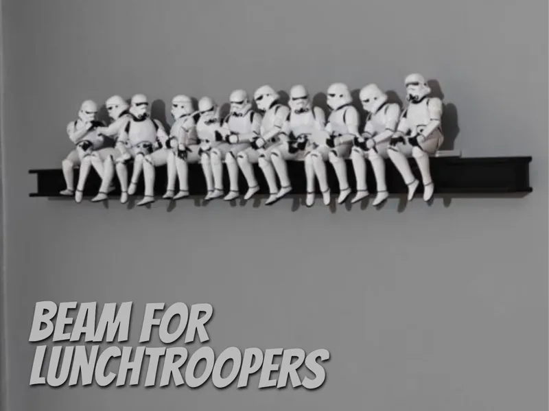 Wall mounted BEAM for "Lunchtroopers"