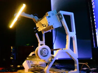 Laboratory stand lamp