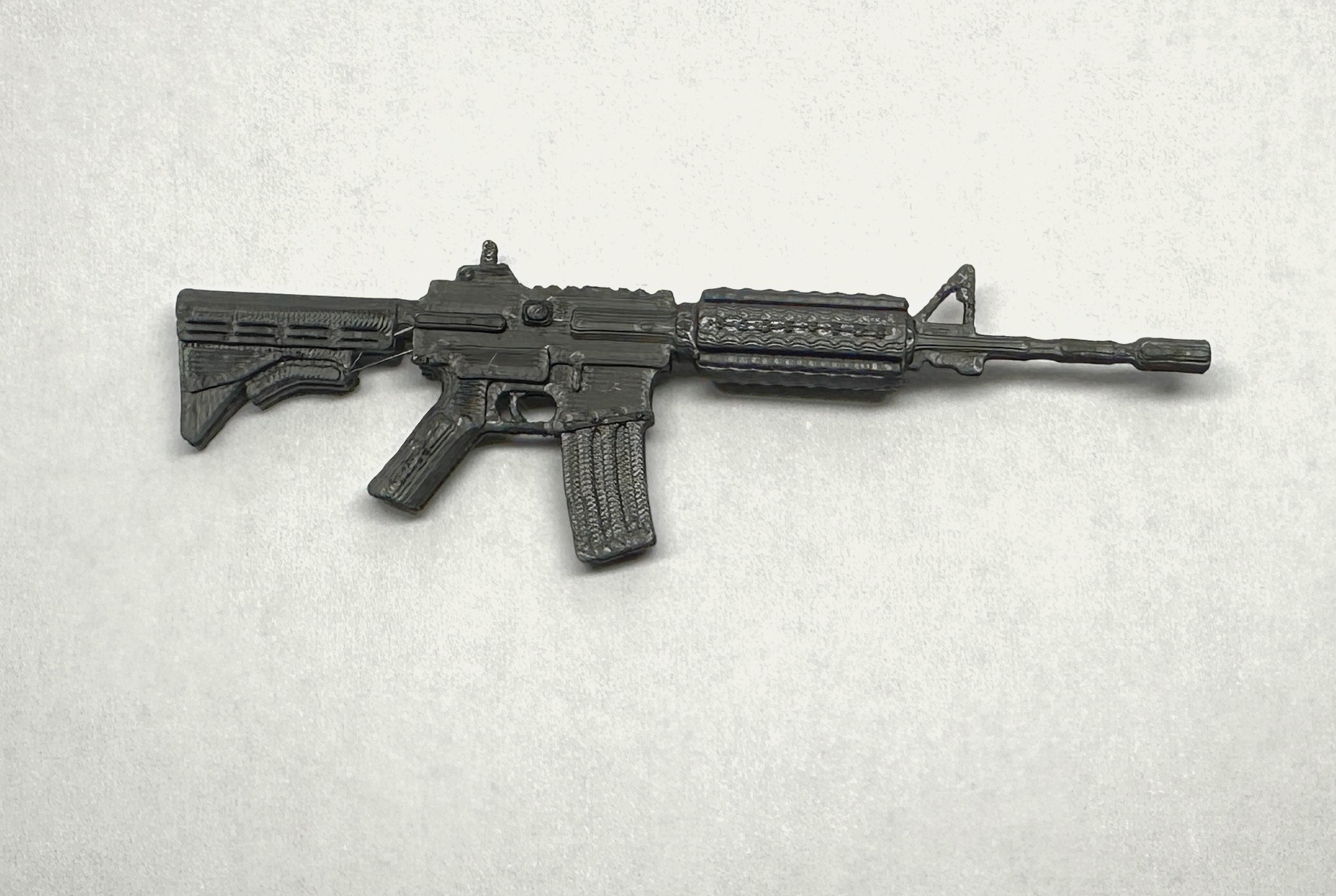 Miniatura 2 do modelo 3D 乐高小人武器 M4A1