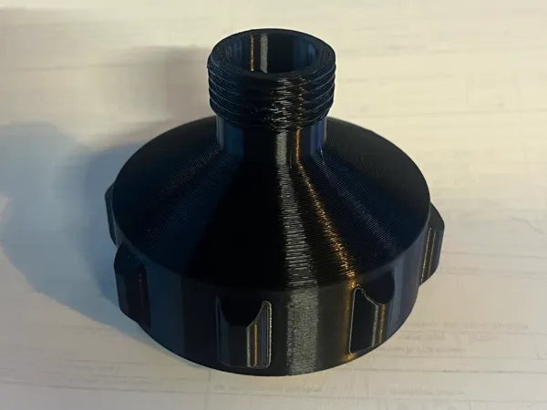 Adaptateur pour cuve IBC vers tuyau d'arrosage