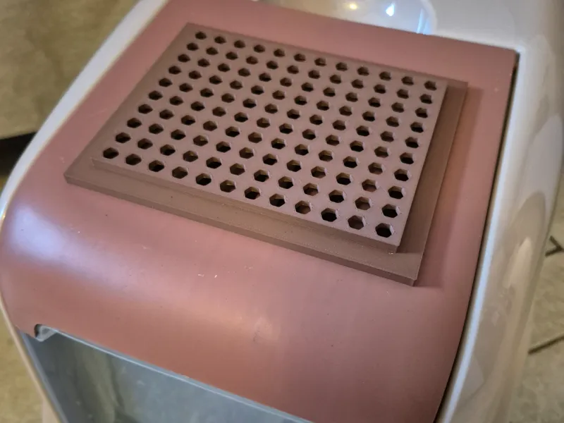 Cache de protection de filtre pour litière du chat