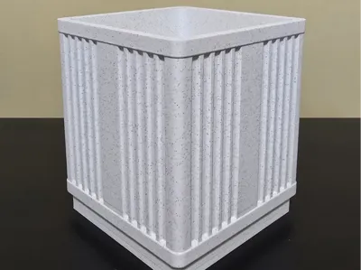 Flower pot - squared