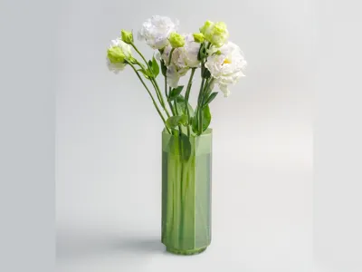 Minimalist Retro Vase (Print in Place, does not leak)