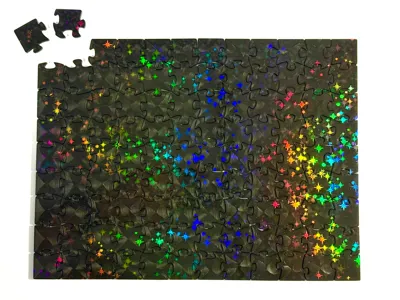 Solid Blank Jigsaw Puzzle for Holographic Plate
