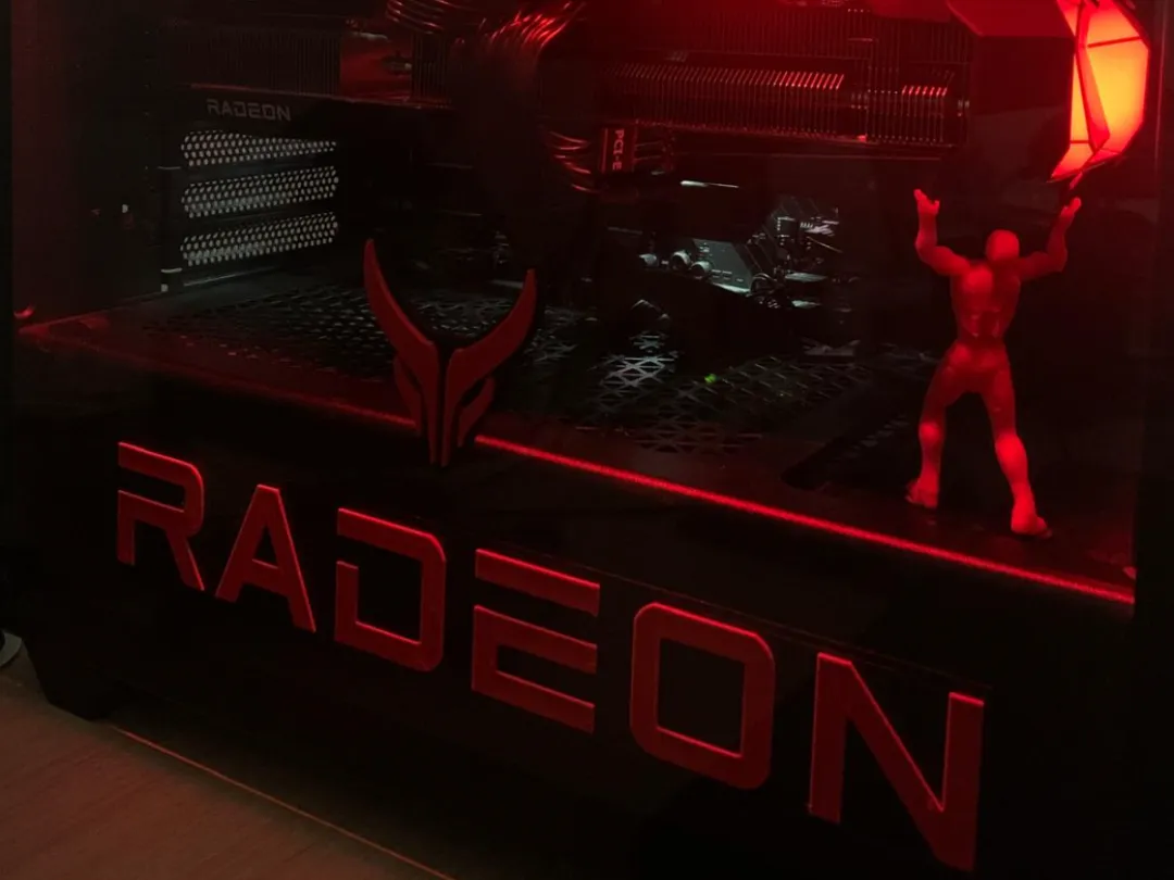 Logo AMD Radeon - Decal de 29x4,5cm de comprimento para gabinetes por ...