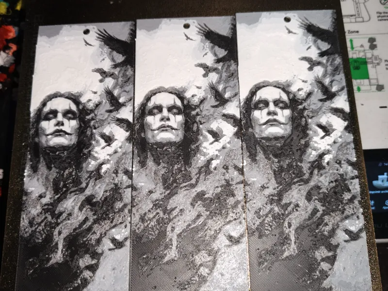 marca pagina eric draven,el cuervo