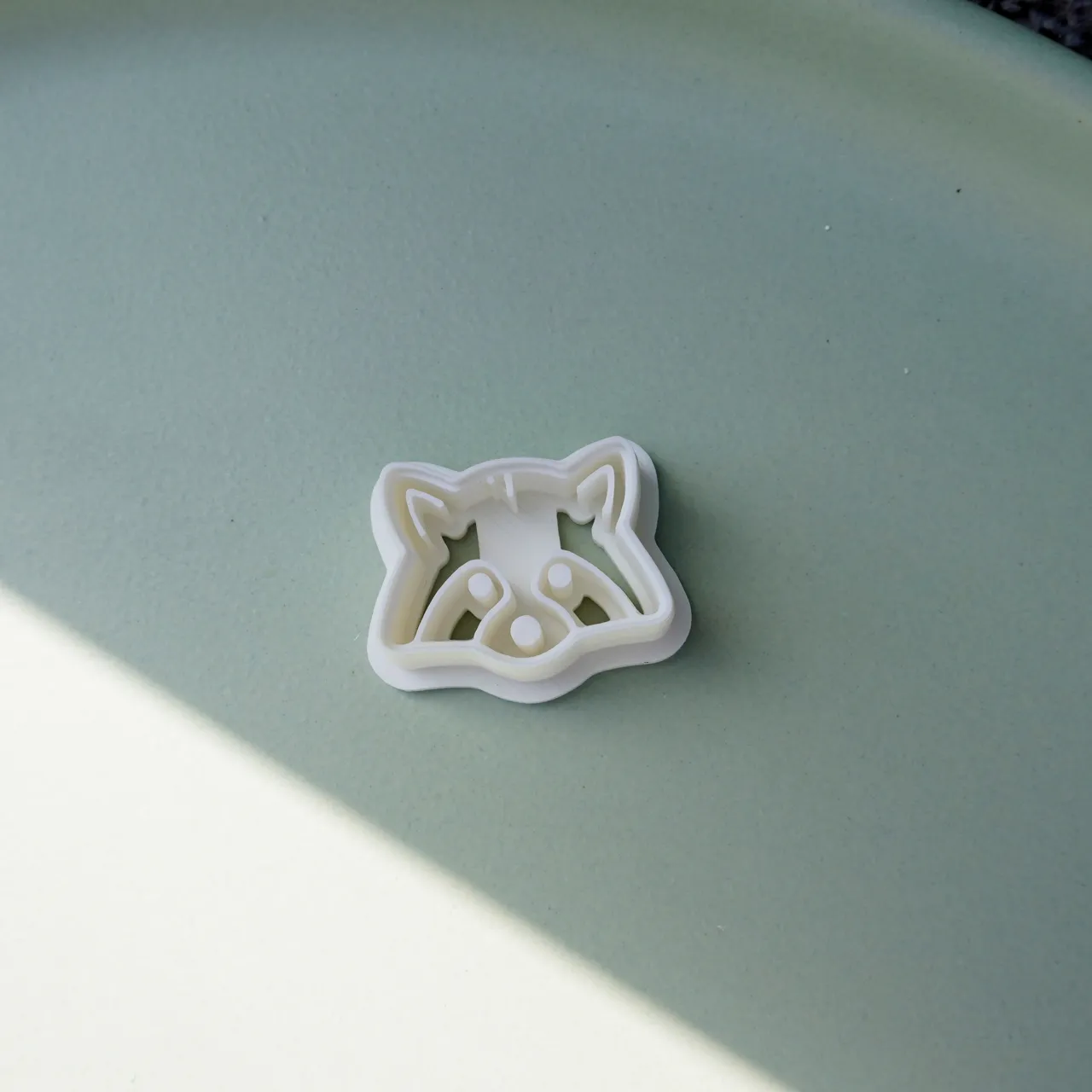 Cute Racoon Polymer Clay Cutter Earrings Necklaces view 2