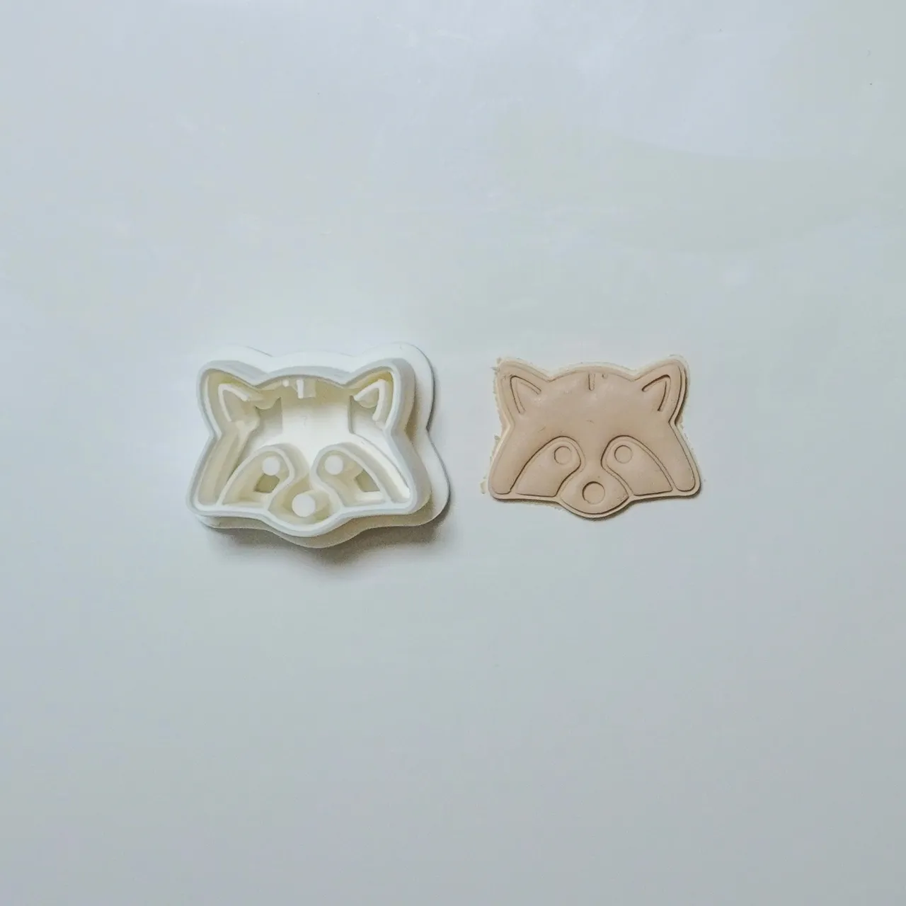 Cute Racoon Polymer Clay Cutter Earrings Necklaces view 3