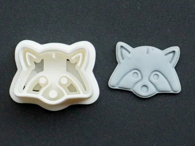 Cute Racoon Polymer Clay Cutter Earrings Necklaces