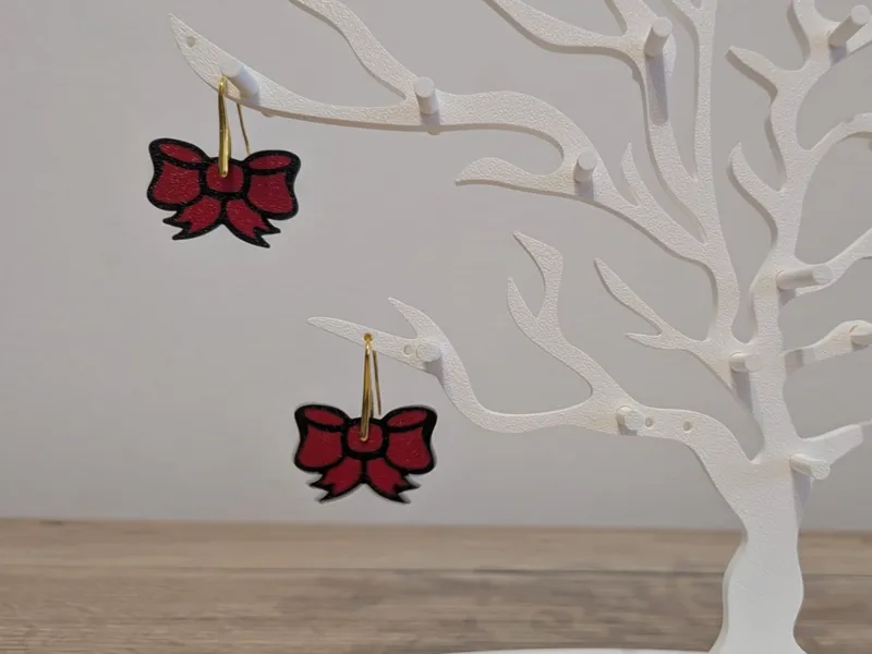 Bow earrings