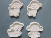 Emporte-pièce et tampon pâte à modeler mouton — photo 2