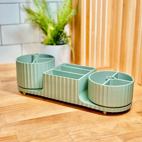 Spinning Bathroom Organizer