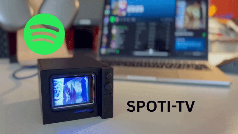 Spoti-TV - Mini display to show your music!