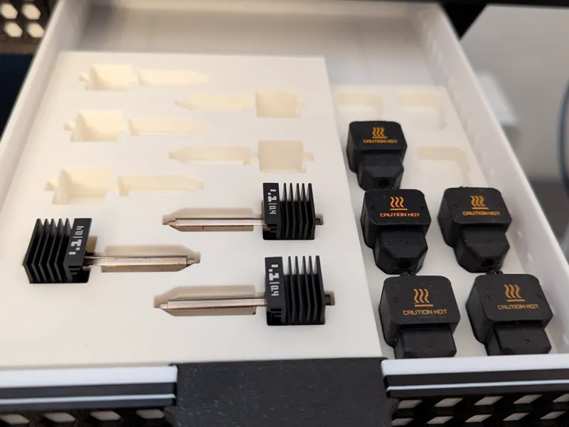H2 Series Nozzle Sock Holder Dual Ams Shelf Drawer