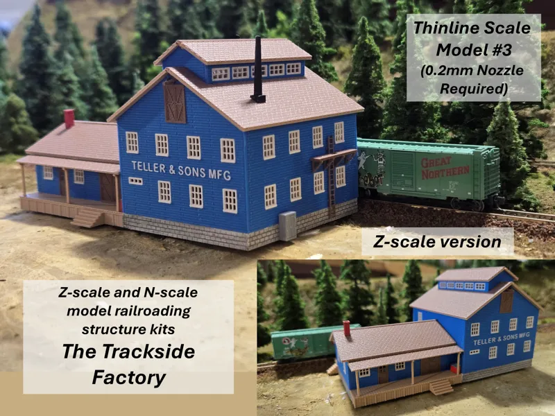 Trackside Factory (TSM#03) for Z & N-Scale