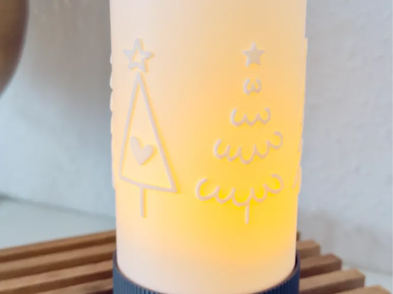 Windlicht Weihnachtsbäume