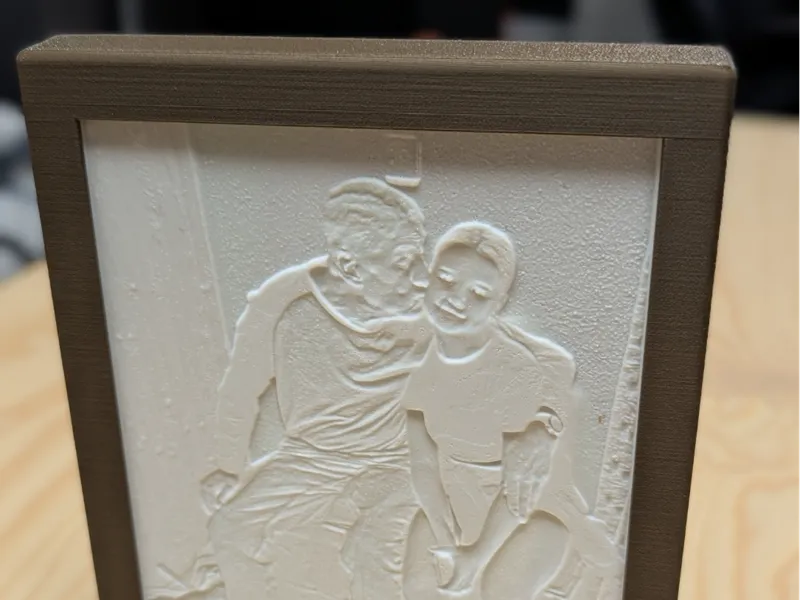 Magnetic Sliding Litho Frame for Bambu Litophane