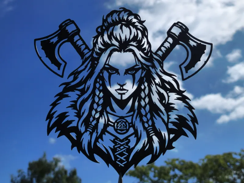Viking Shieldmaiden Wall Art