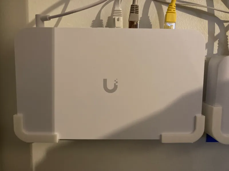 Unifi Cloud Gateway Fiber sticky tape wall mounts