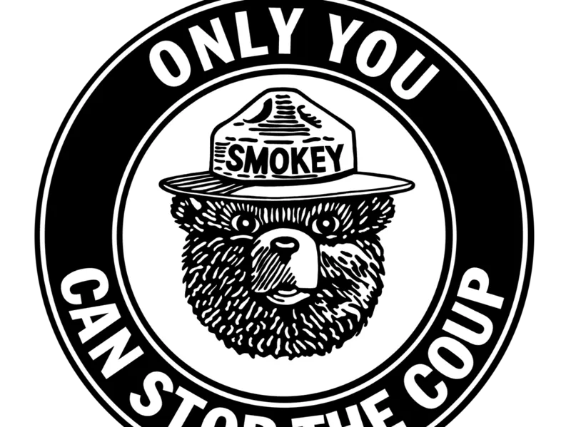 Smokey Bear Only You Can Stop the Coup