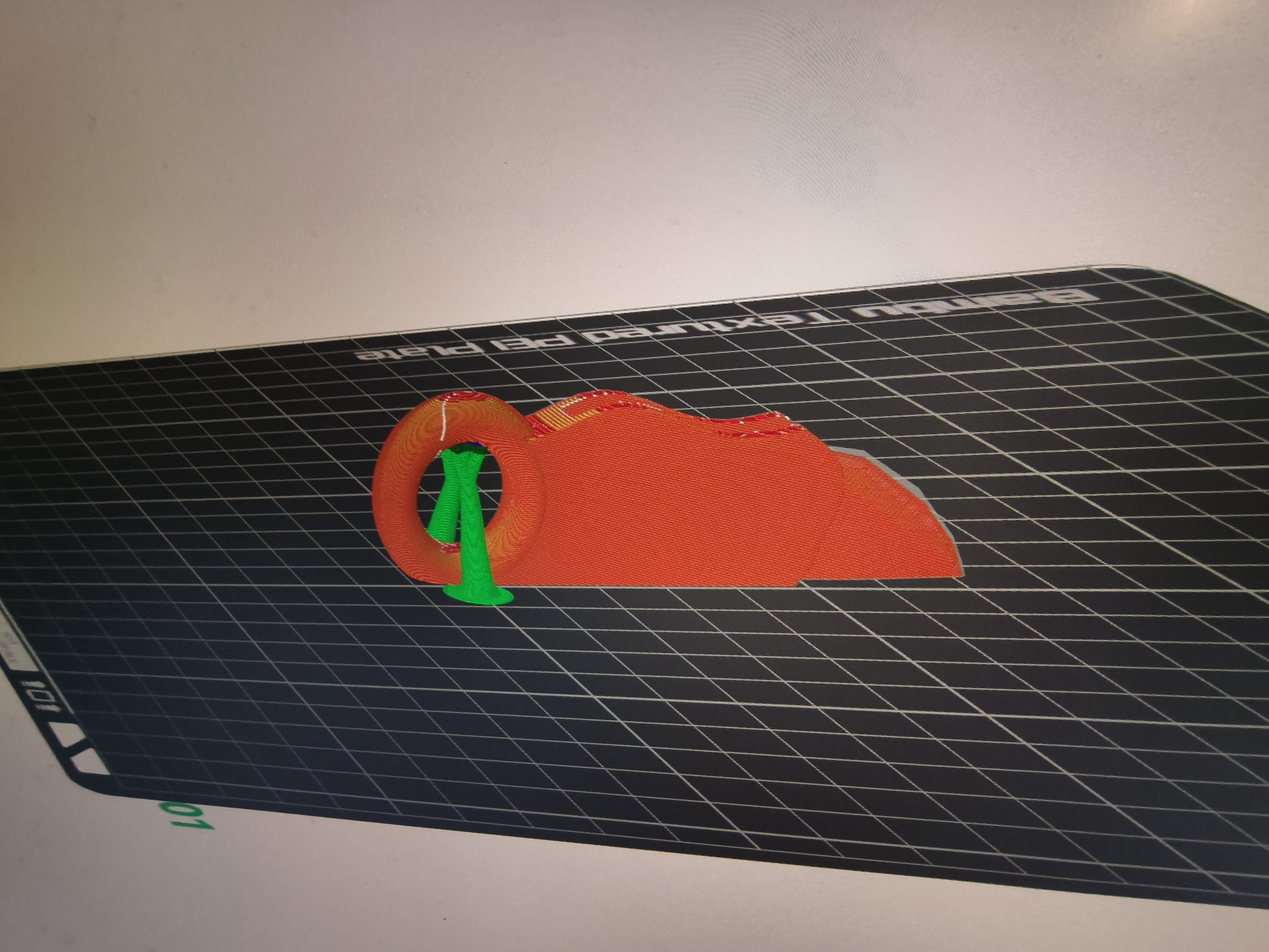 Miniatura 2 do modelo 3D 折叠快递小刀，一体打印无需支撑