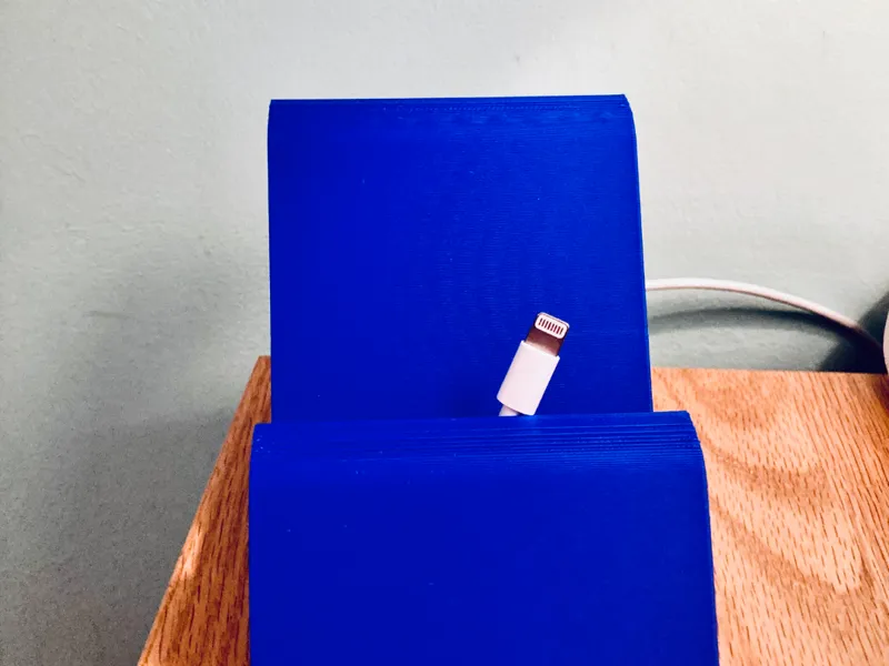 phone stand with charging cable slot only 2h28m