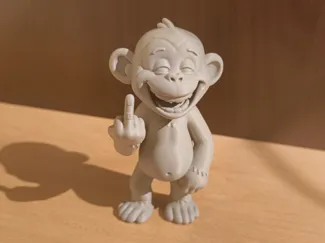 Mittelfinger Affe 2