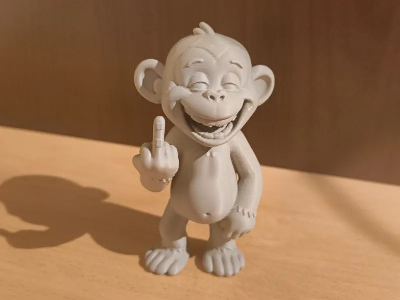 Mittelfinger Affe 2
