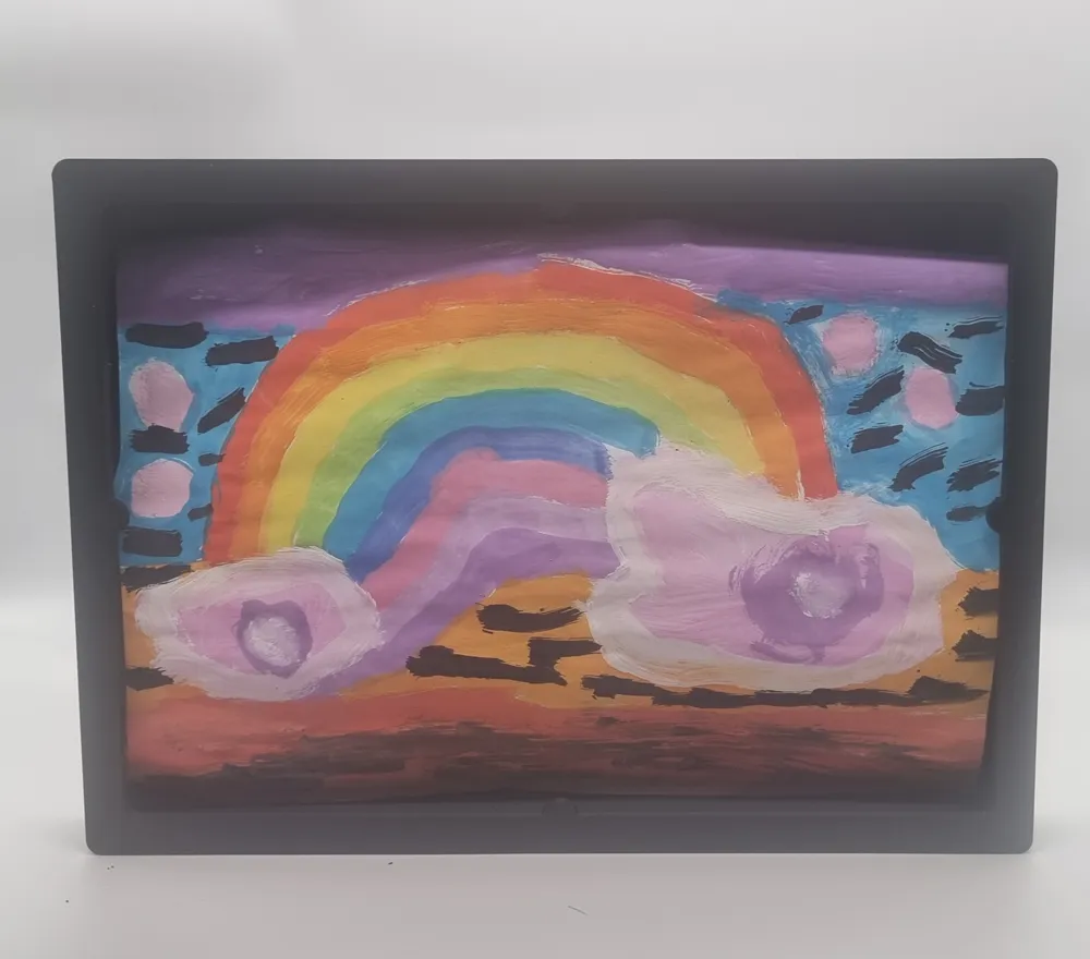 Frame for Children's Drawings - Free 3D Print Model - MakerWorld