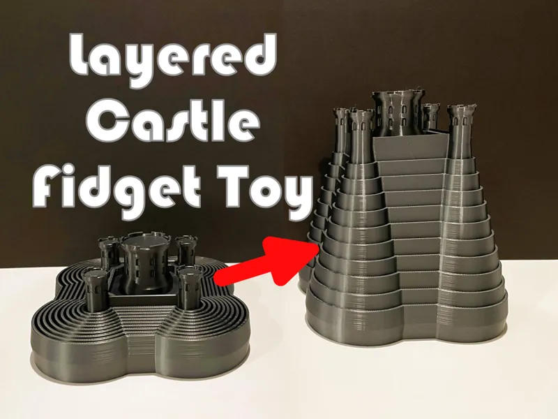 Castle Layered Fidget Toy