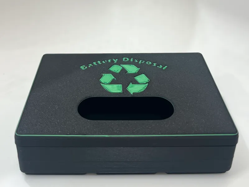 2x3 Gridfinity Used Battery Disposal Bin