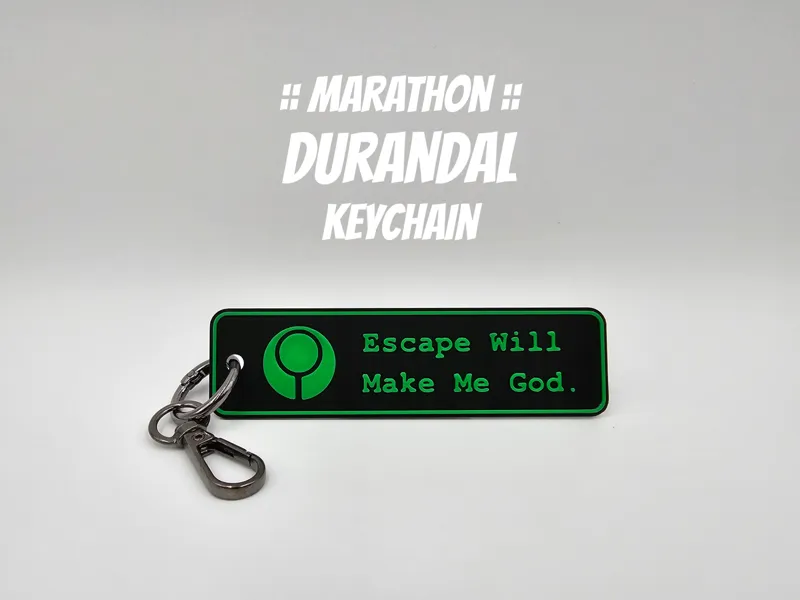 Marathon - Durandal Keychain