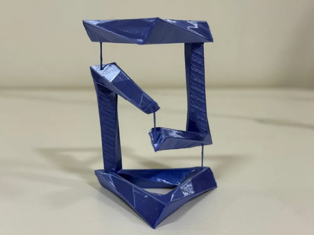 Tensegrity Penrose Structure (Print in place) by Amorphous - MakerWorld