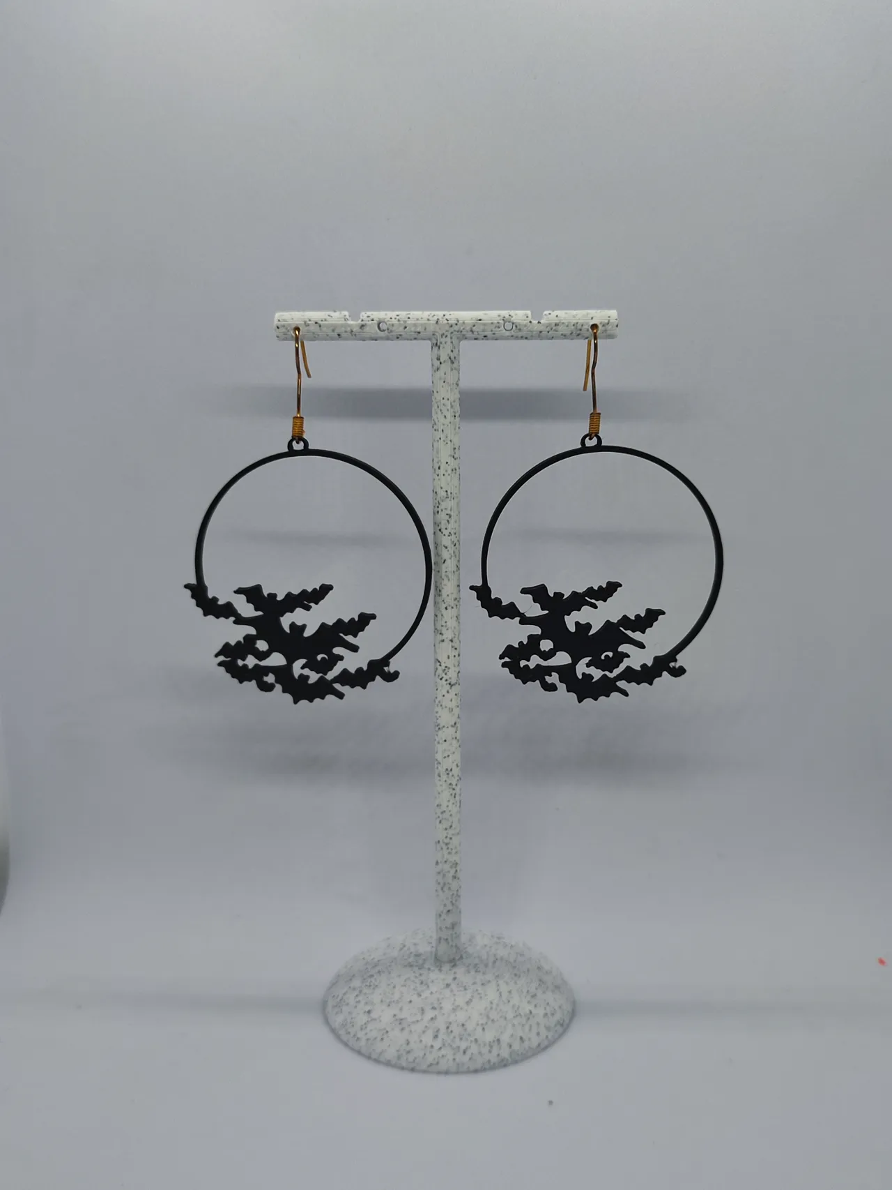 Aretes Noche de Murciélagos view 2