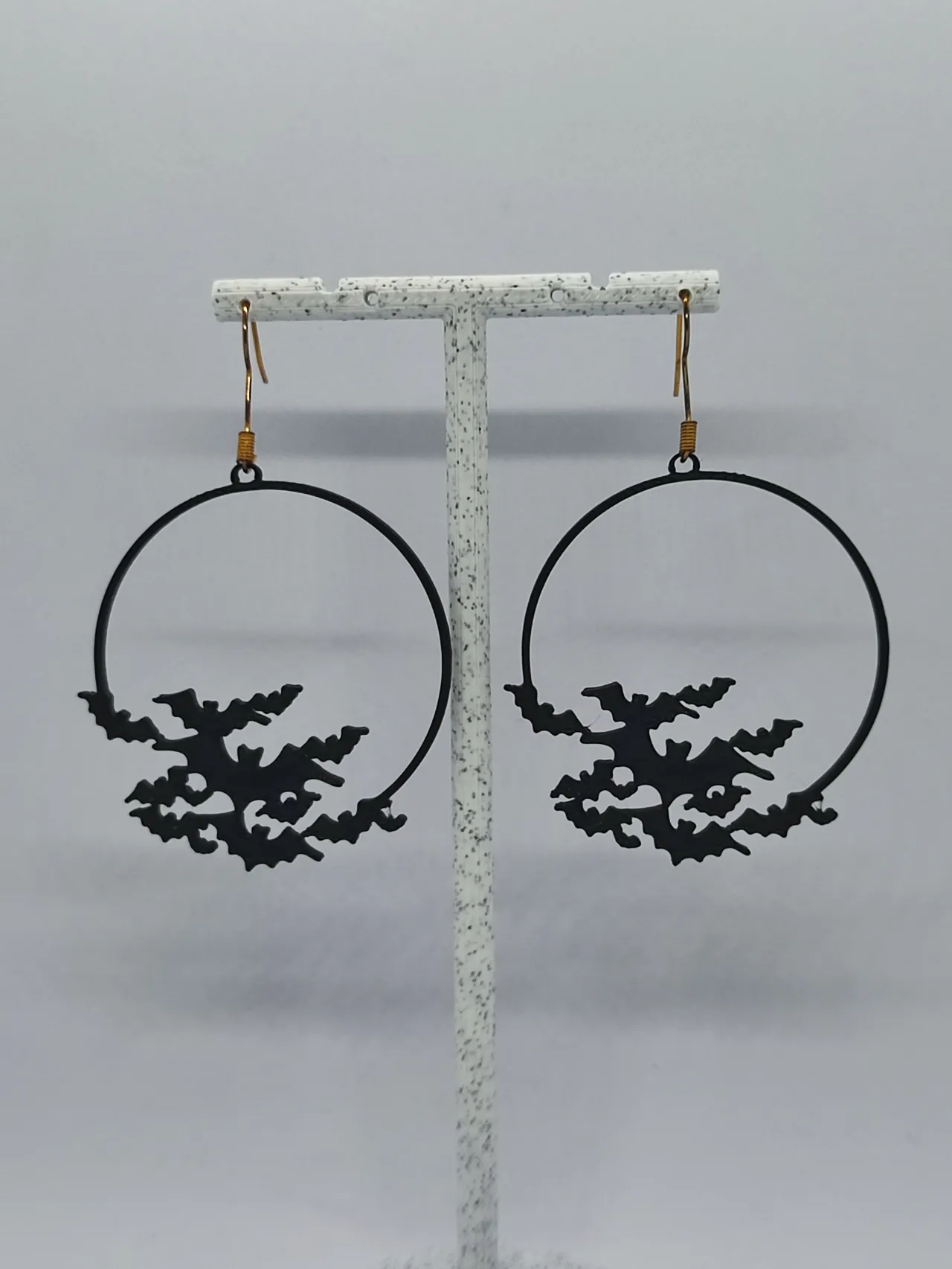 Aretes Noche de Murciélagos view 3