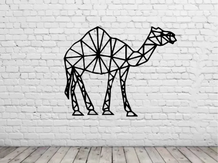 animal geometrico decoracion pared v8